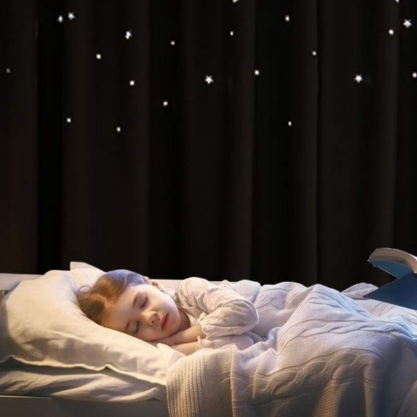 Tenda oscurante per cameretta notte stellata
