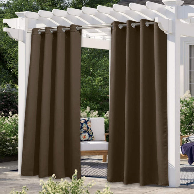Tenda da sole per esterno marrone