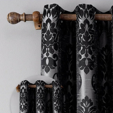 Tenda elegante in stile barocco damascato