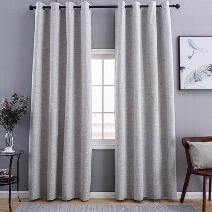 Tenda oscurante grigio topo fiammata