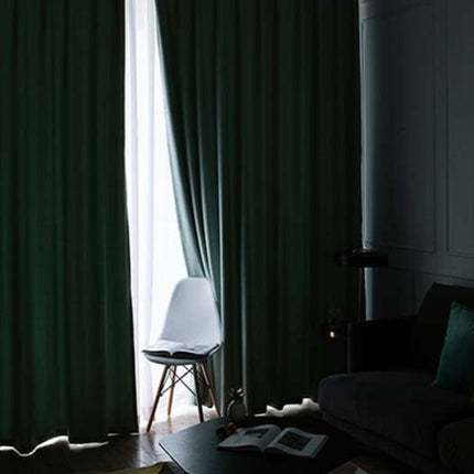 Tenda Oscurante Marrone Effetto Lino Grezzo