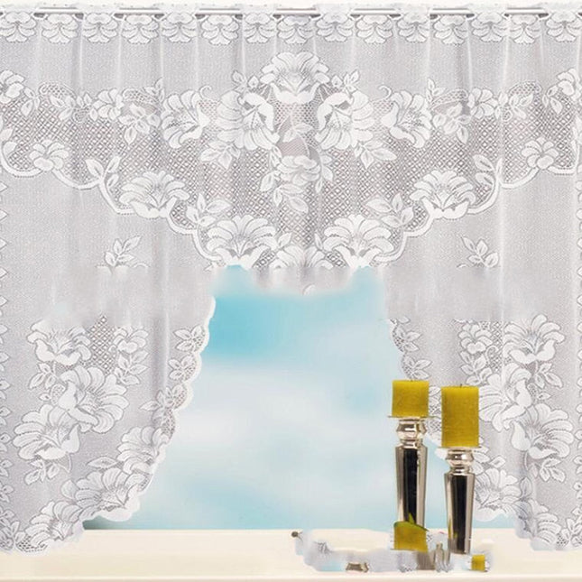 Tendine a vetro in pizzo vintage