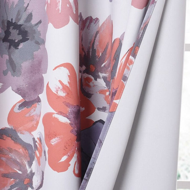 Tenda con stampa floreale stile acquerello