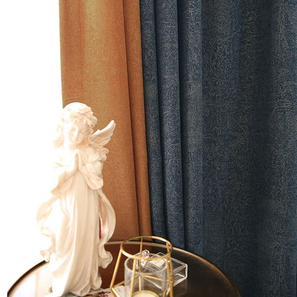 Tenda Oscurante Blu Scuro Marmorizzata