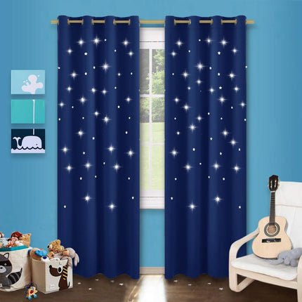 Tenda oscurante per cameretta notte stellata