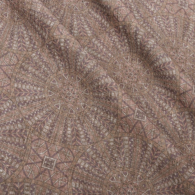 Tenda oscurante con stampa mandala vintage