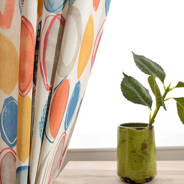 Tenda colorata con fantasia astratta