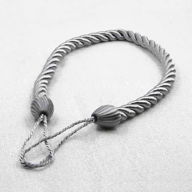 Fermitenda decorativo a corda intrecciata