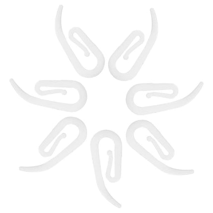 Ganci scorrevoli in plastica per binario