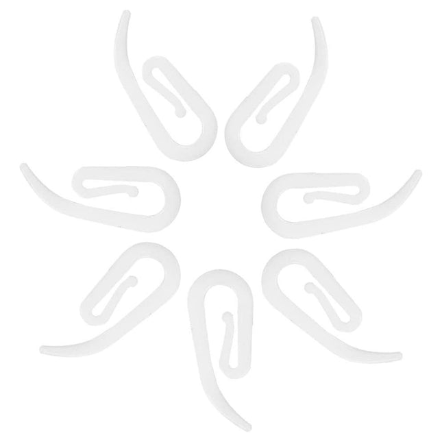 Ganci scorrevoli in plastica per binario