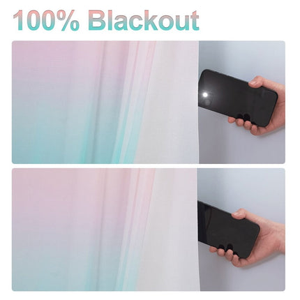 Tenda oscurante con effetto sfumato