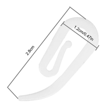 Ganci scorrevoli in plastica per binario