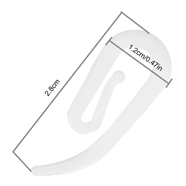 Ganci scorrevoli in plastica per binario