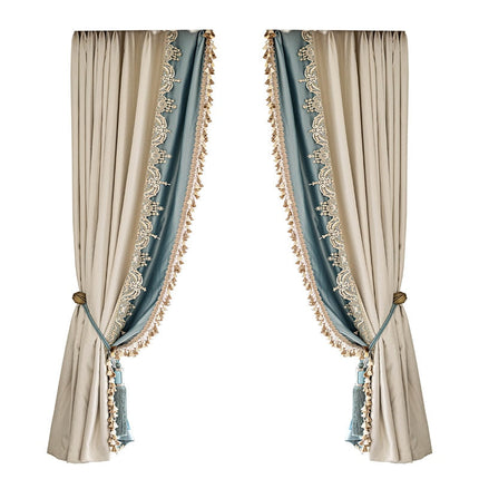 Tenda oscurante elegante con nappe