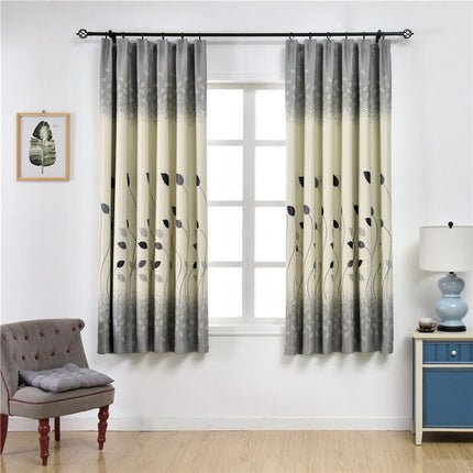 Tenda decorativa soggiorno motivo foglie