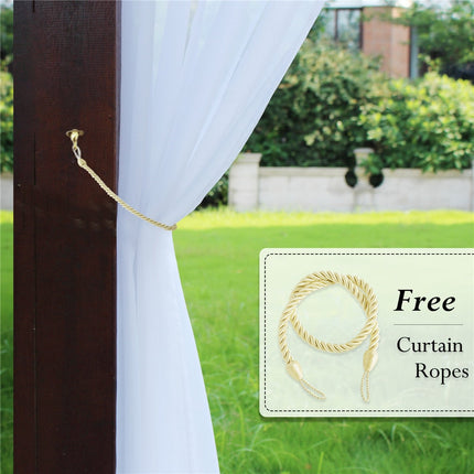 Tenda da Esterno Trasparente con Occhielli