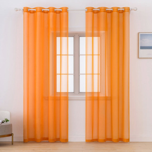 Tenda velata semi trasparente moderna