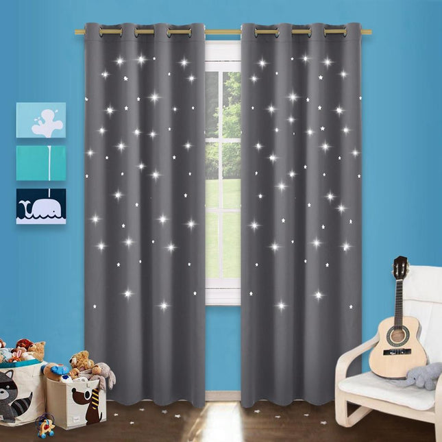 Tenda oscurante per cameretta notte stellata