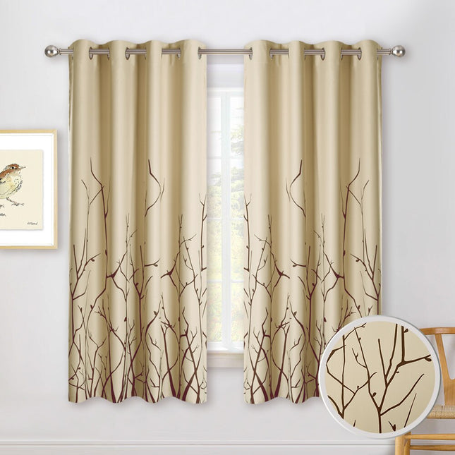 Tenda moderna con motivo rami