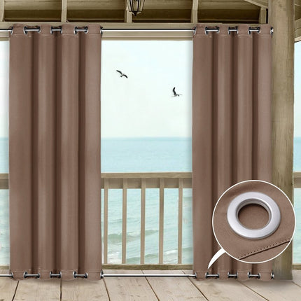 Tenda esterna per pergola con occhielli