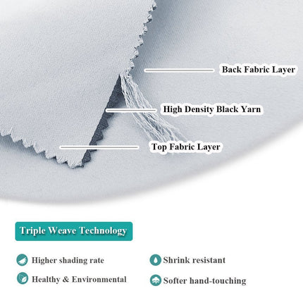 Tenda oscurante termica con occhielli