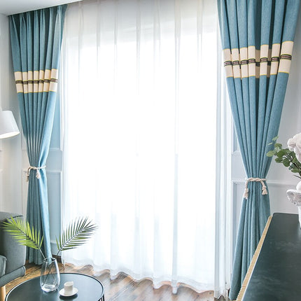 Tenda Design Moderno Bicolore Blu