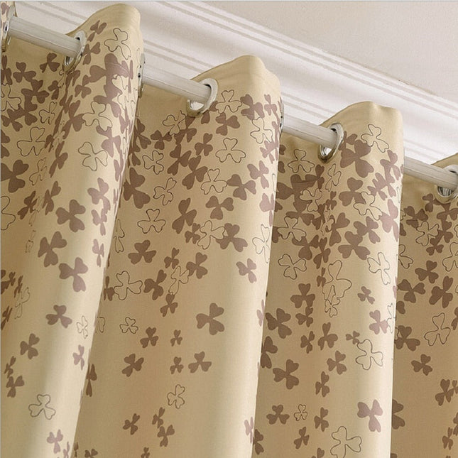 Tenda Oscurante con Stampa Fiori Stilizzati