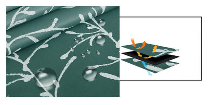 Tenda da esterno sfumata con rami