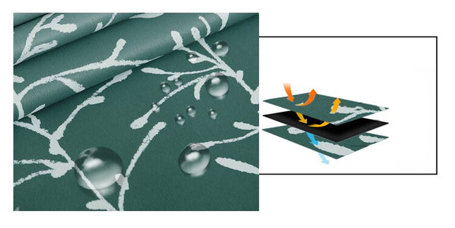 Tenda da esterno sfumata con rami