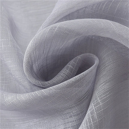 Tenda Voile Bianca con Trama Leggera