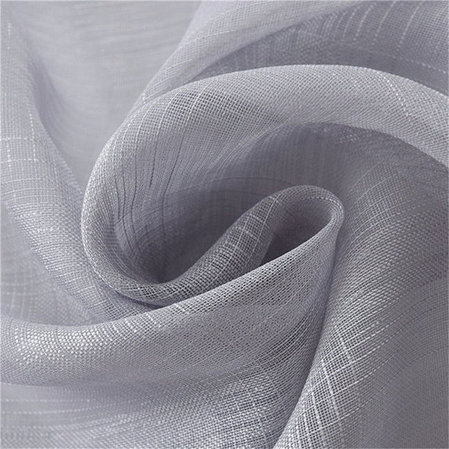 Tenda Voile Bianca con Trama Leggera