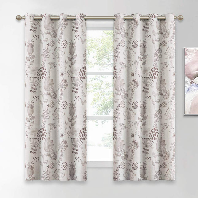 Tenda moderna con fantasia floreale