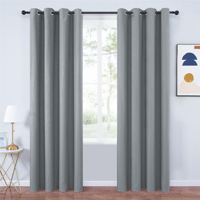 Tenda Oscurante Tinta Unita Grigio Perla