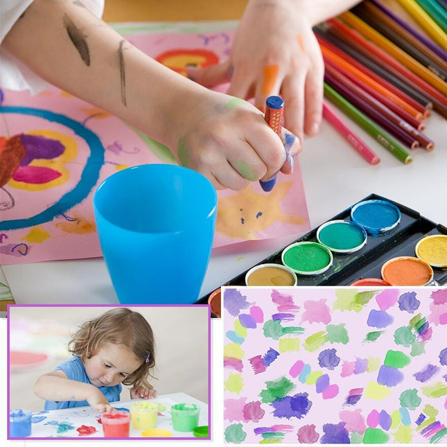 Tenda bambini fantasia acquerello astratta