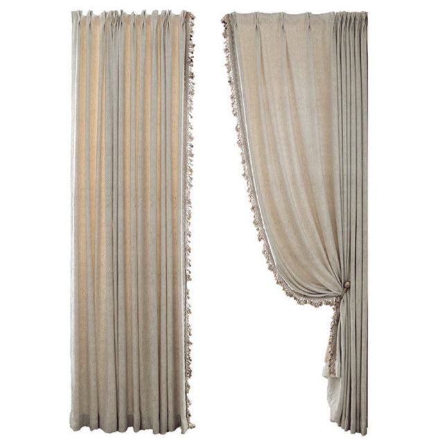 Tenda stile boho chic con frange