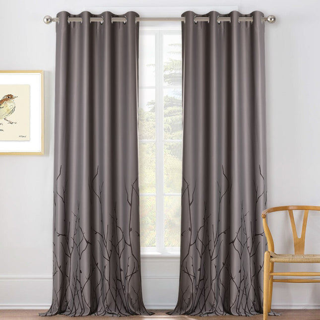 Tenda moderna con motivo rami