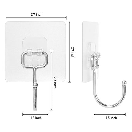Ganci adesivi da parete multiuso robusti