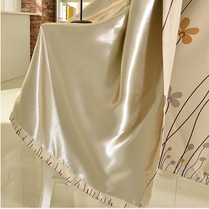Tenda Oscurante con Stampa Fiori Stilizzati