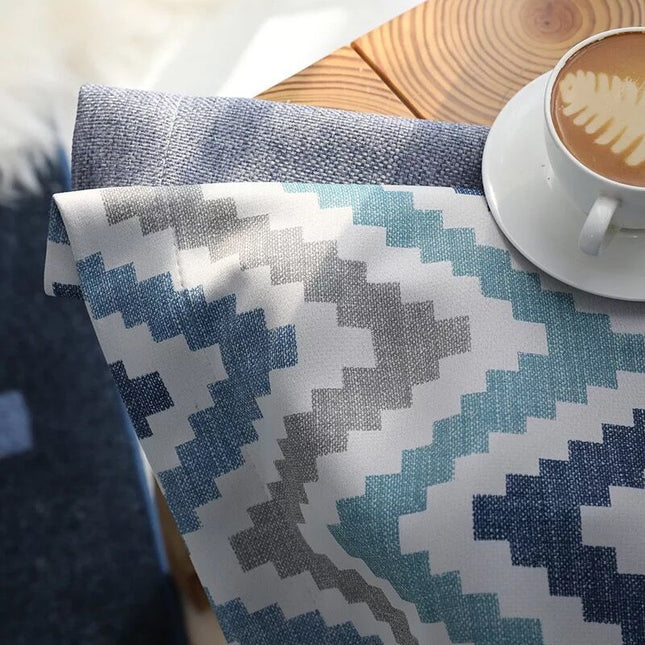 Tenda Oscurante con Motivo Chevron Moderno