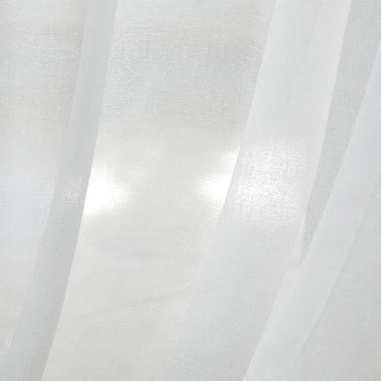 Tenda leggera bianca a tinta unita