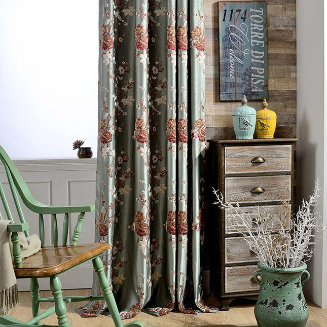 Tenda Oscurante con Stampa Floreale Vintage