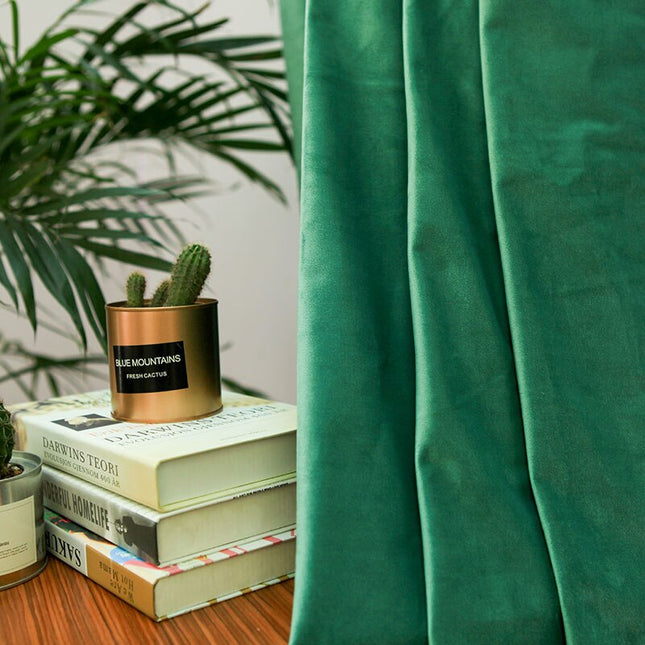 Tenda oscurante spessa verde pino