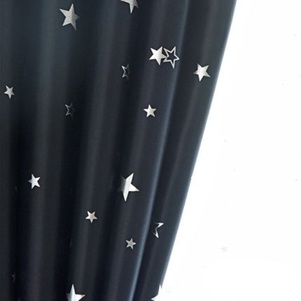 Tenda oscurante nera con stelle
