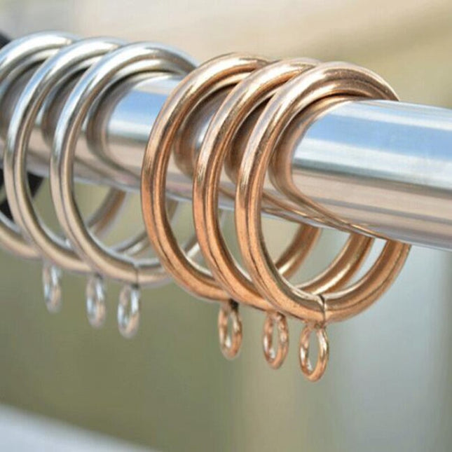 Anelli per tende in metallo bronzato