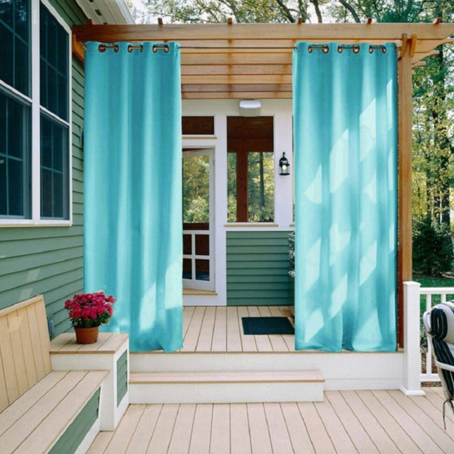 Tenda da esterno impermeabile turchese