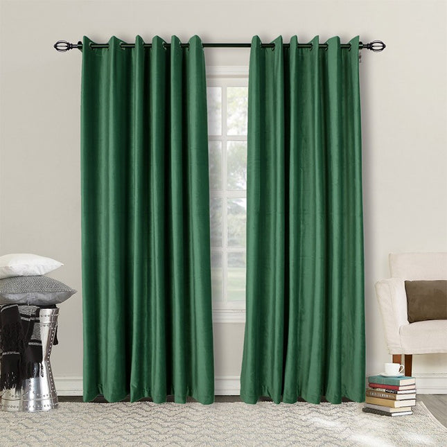 Tenda oscurante spessa verde pino