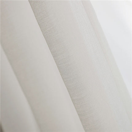 Tenda leggera bianca a tinta unita