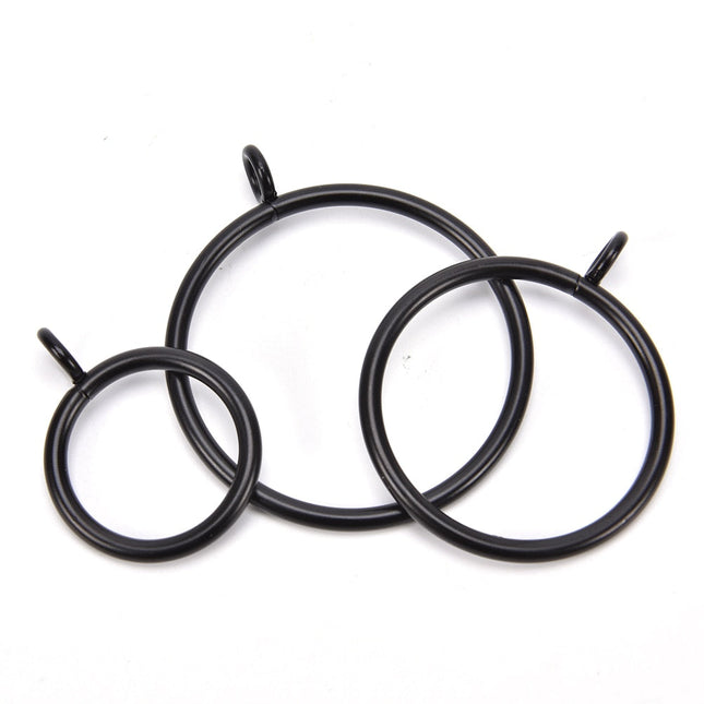Set anelli con ganci per tende