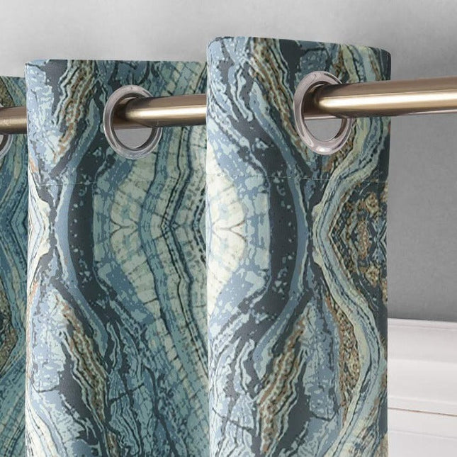 Tenda con fantasia astratta effetto marmo