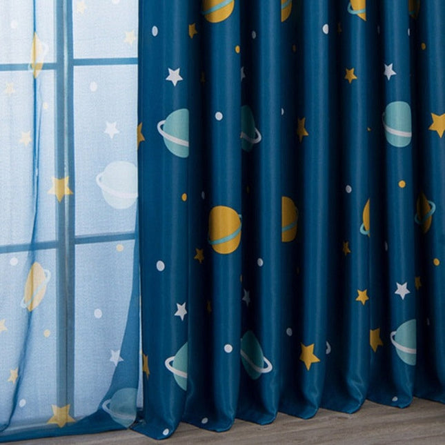 Tenda cameretta bambini motivo spazio